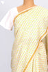 Bengal Cotton Saree In Graphic Block Print